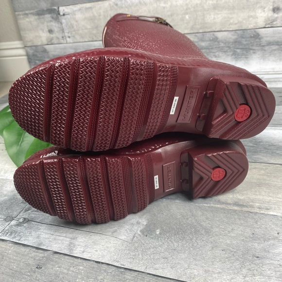 Hunter Perfect Pairs Crocodile print boots shoes - Picture 8 of 8